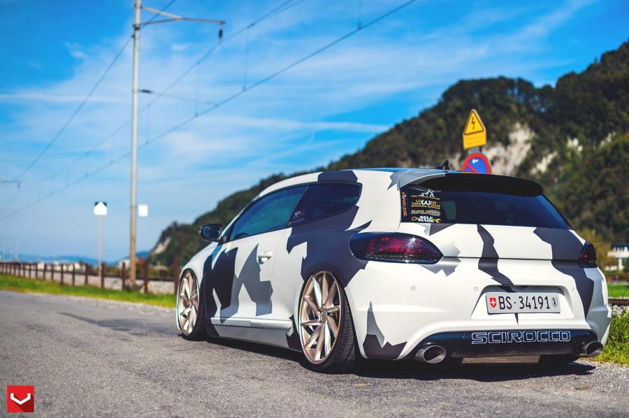  Volkswagen Scirocco on Vossen Wheels 2015 года  (фото 2 из 10)